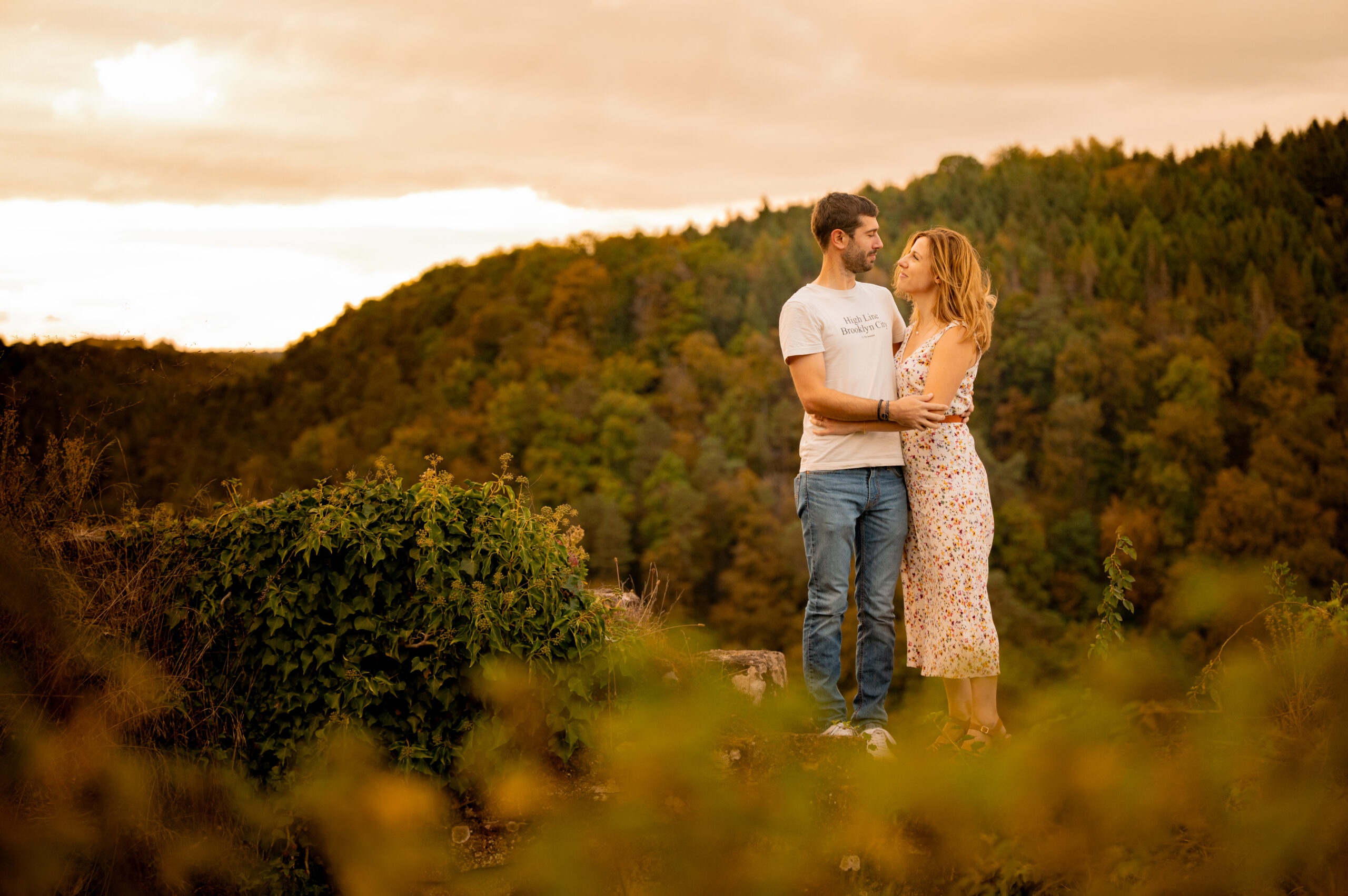 photo couple naturel paysages Vosges France complicité